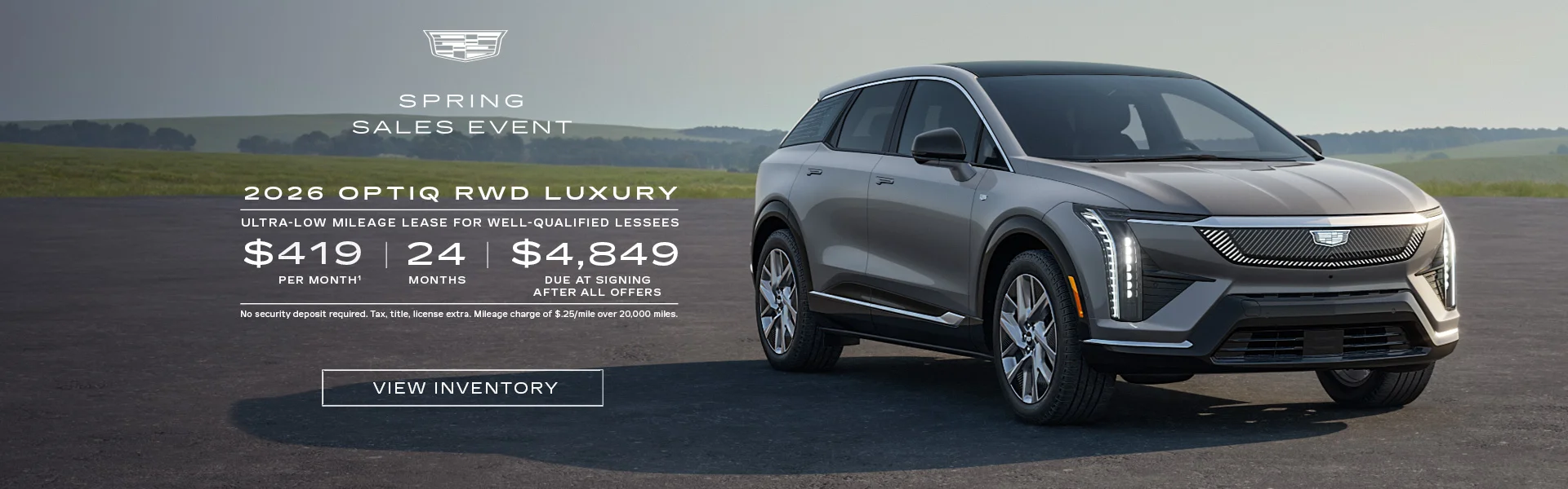 2026 OPTIQ RWD LUXURY. Ultra-low milege lease for well-quali